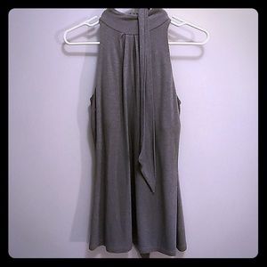 Silver sleeveless top - XS